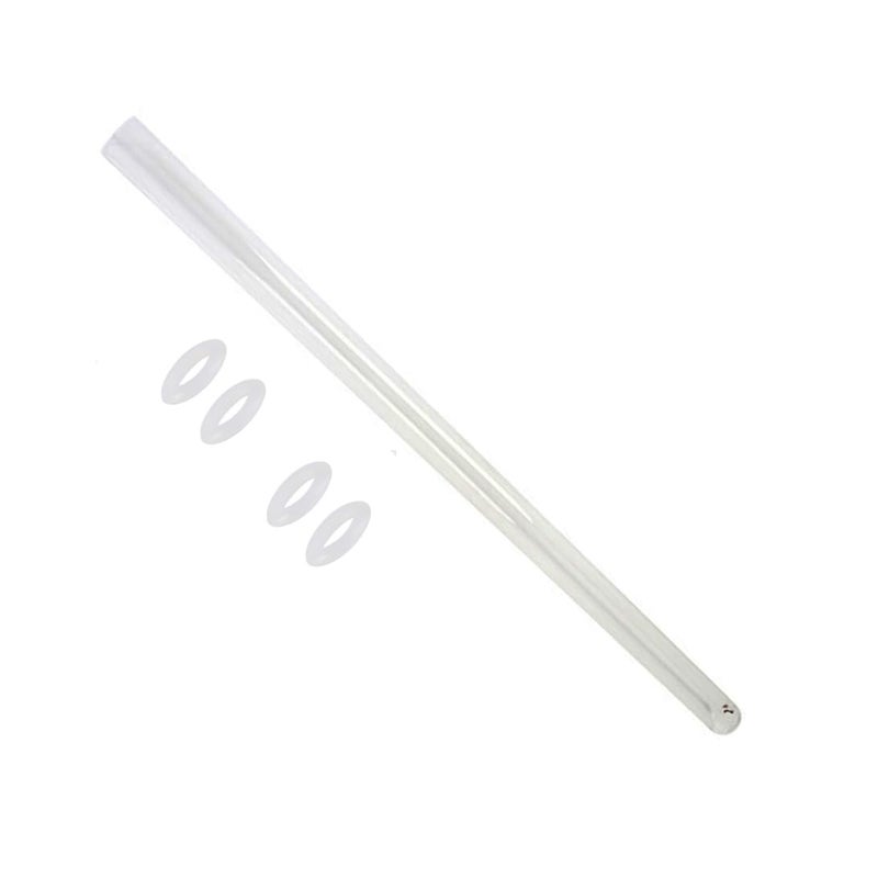 HQUA-TWS-12Q Quartz Sleeve for TWS 12GPM Water Purifier, 4 O-Rings Included. - Image 1